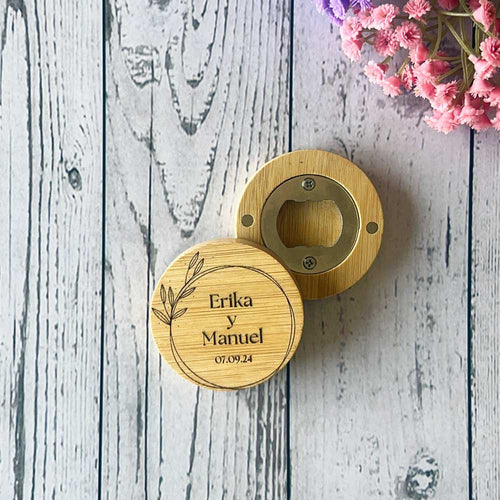 abridores personalizados para boda, detalles de boda para invitados