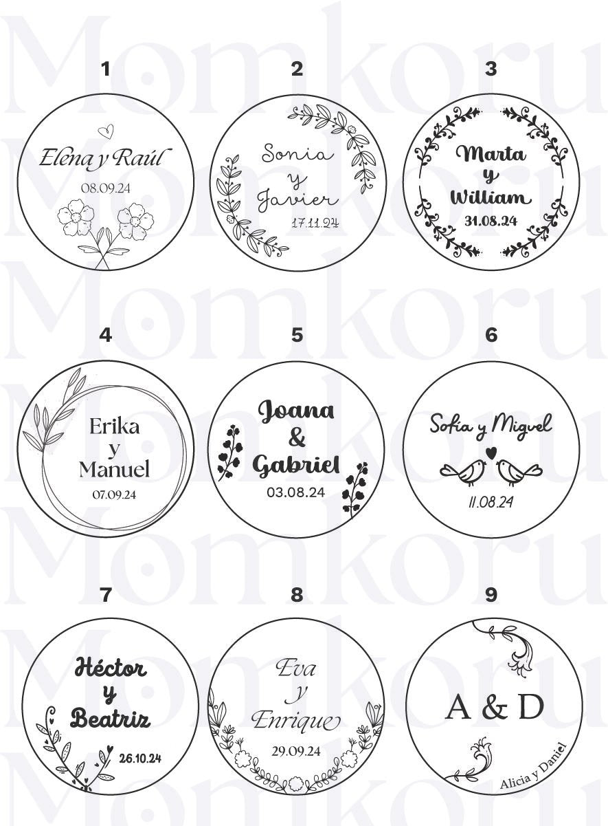 abridores personalizados con iman boda