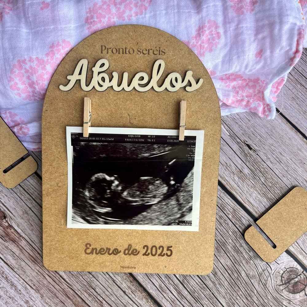 anuncio de embarazo personalizado