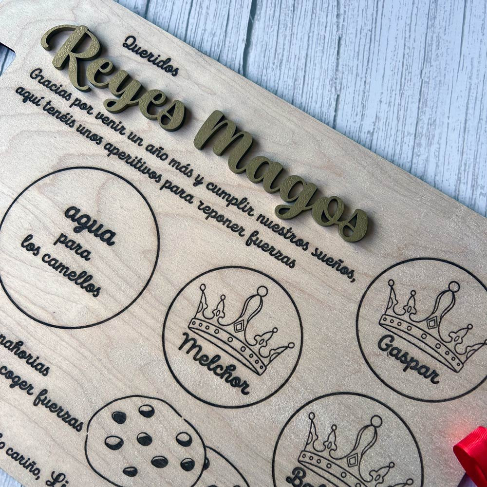 bandeja reyes magos, bandeja reyes personalizada, bandeja noche de reyes