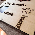 cartel de cumpleaños personalizado