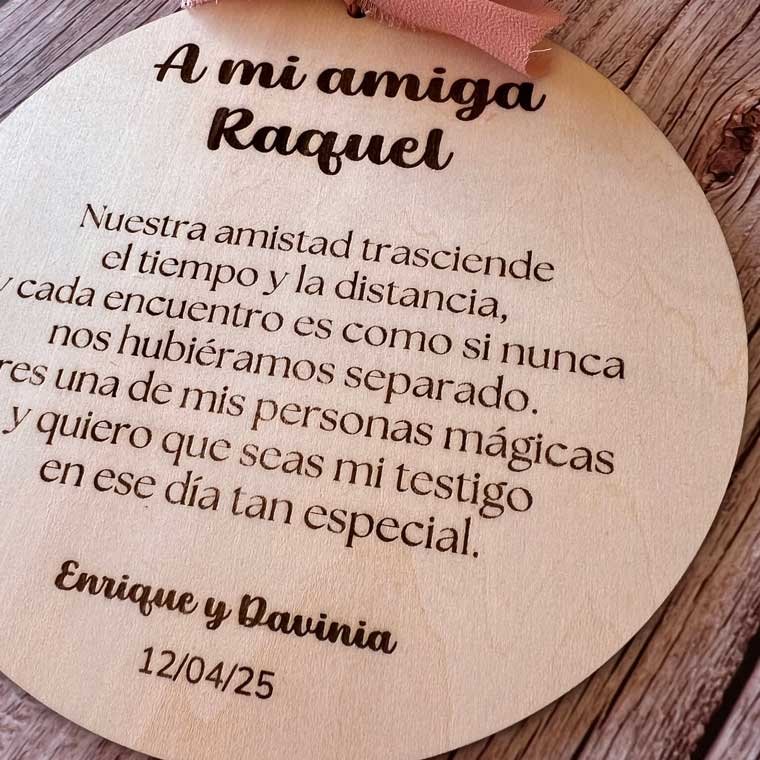 Petición testigo boda