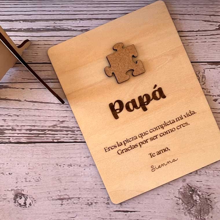 dia del padre marco personalizado con dedicatoria