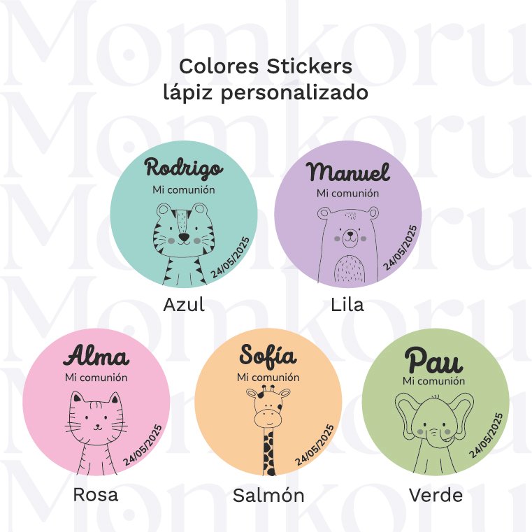 lapiz personalizado nombre comunion