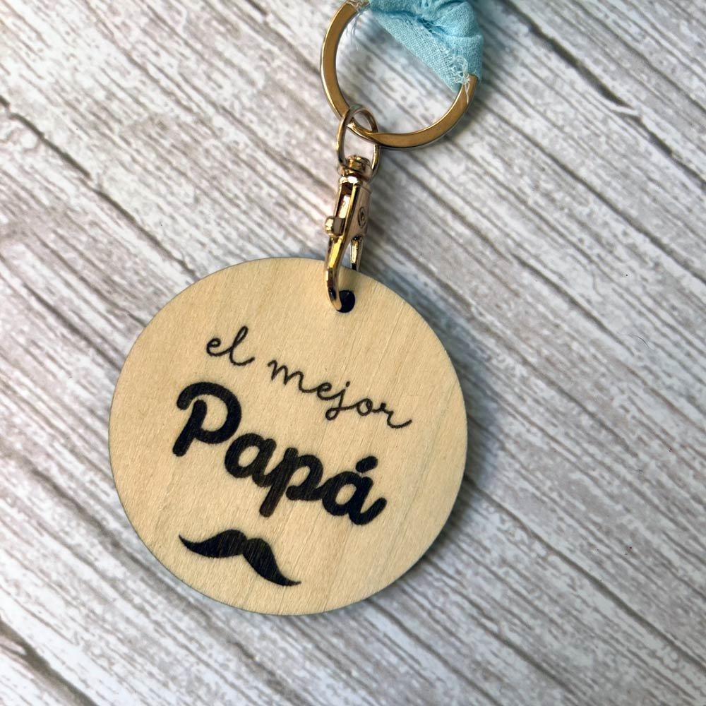 llavero para papa, llaveros día del padre, regalos para papas