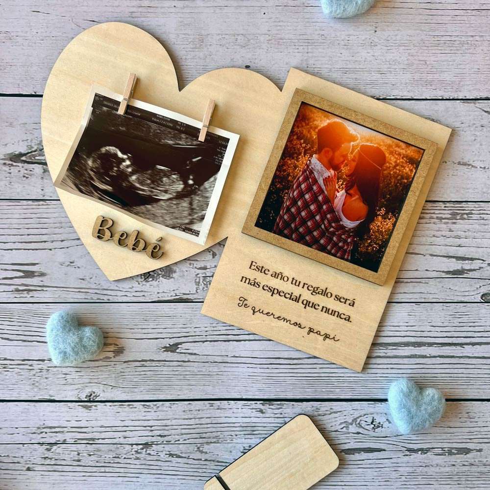 marco fotos ecografia, regalo papa, regalo primer dia del padre, regalo para futuro papa