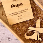marco para papa con dedicatoria personalizada