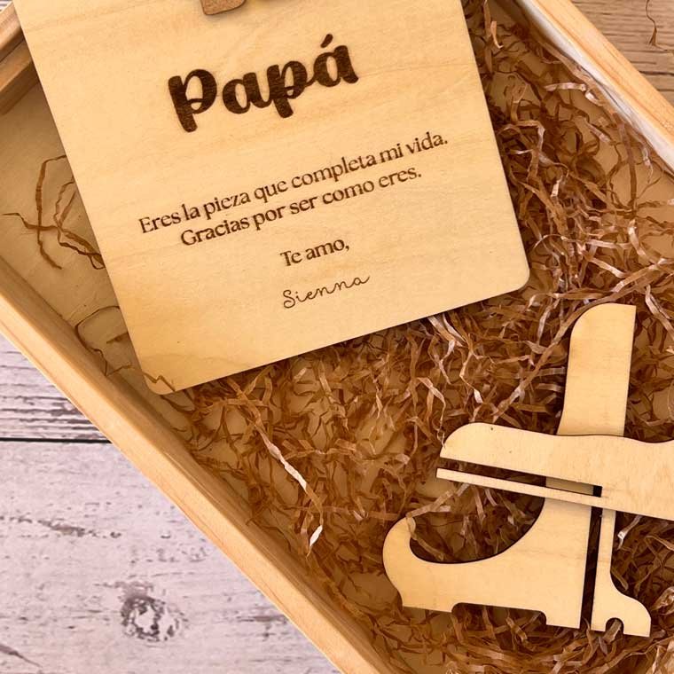 marco para papa con dedicatoria personalizada