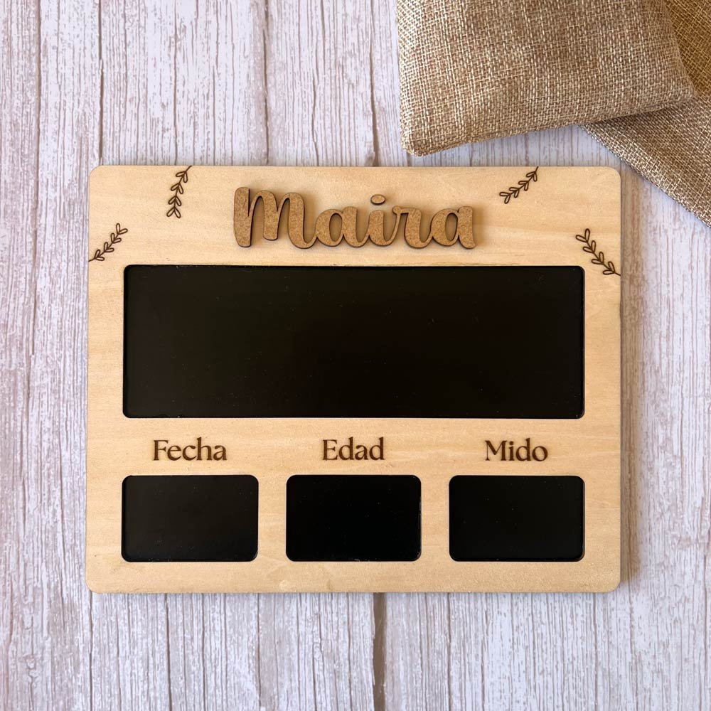 cartel personalizado con pizarra 2