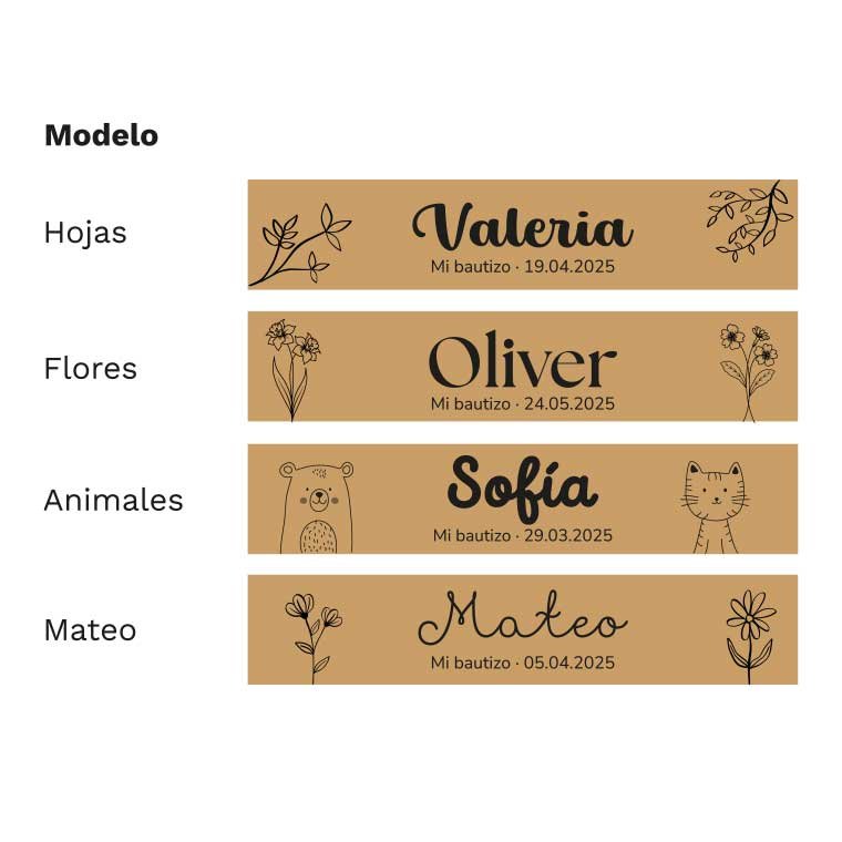 recuerdo bautizo estilo polaroid modelos