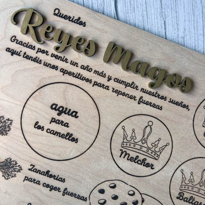 bandeja reyes magos, bandeja reyes personalizada, bandeja noche de reyes