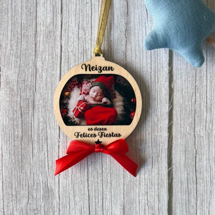 bola de navidad personalizada con foto