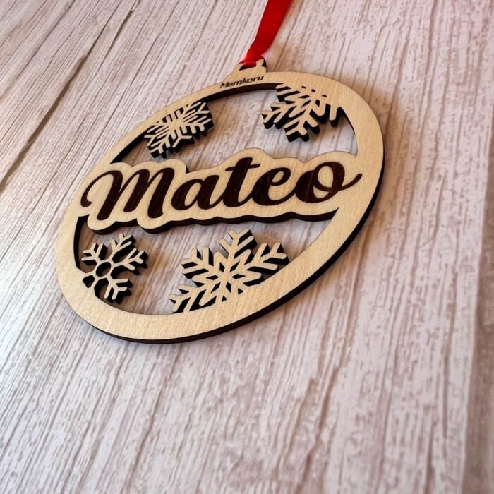 bolas de navidad personalizadas nombre, bola de navidad con nombre mateo