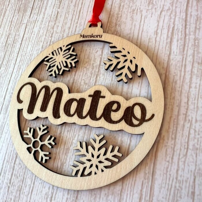 bolas de navidad personalizadas nombre, bola de navidad con nombre mateo