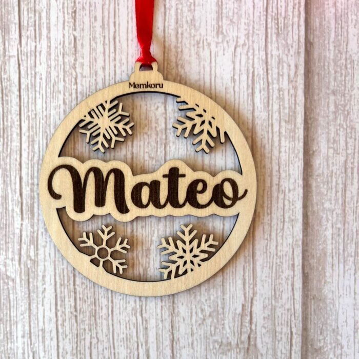 bolas de navidad personalizadas nombre, bola de navidad con nombre mateo