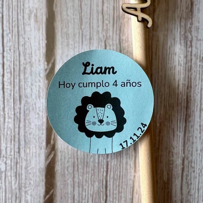 lapiz personalizado nombre para fiesta infantil